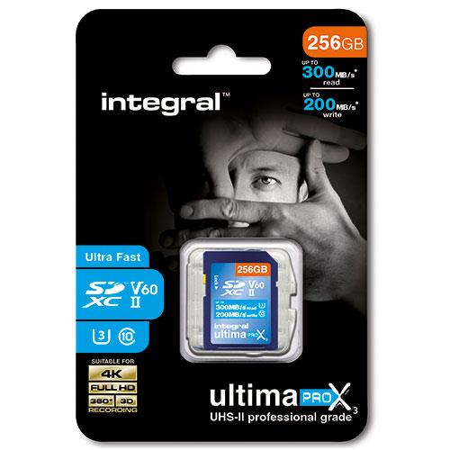 Ultimapro X3 SDXC 256GB UHS-II V60 Memory Card Product Image (Secondary Image 1)