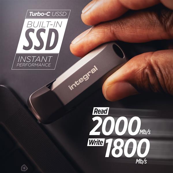 INTG TURBO 256GB TYPE C SSD Product Image (Secondary Image 1)