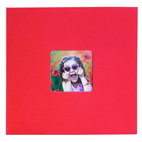 Aztec Photo Album in Red 200 Photos 6x4-inch Product Image (Primary)