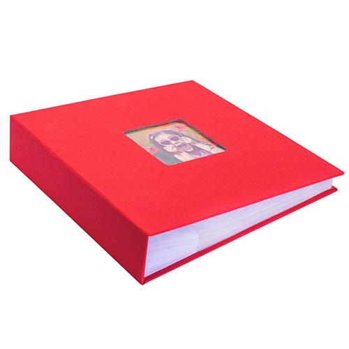 Aztec Photo Album in Red 200 Photos 6x4-inch Product Image (Secondary Image 2)