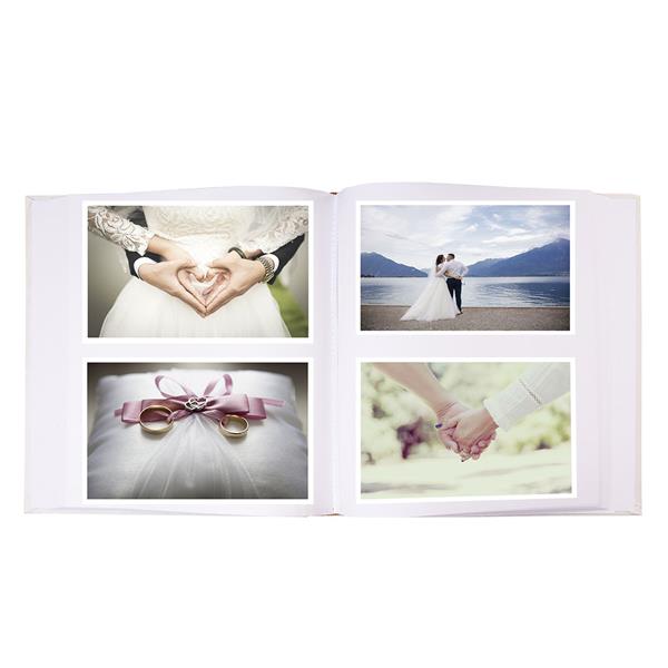 White Satin Photo Album - 200 6x4-inch Prints Product Image (Secondary Image 2)