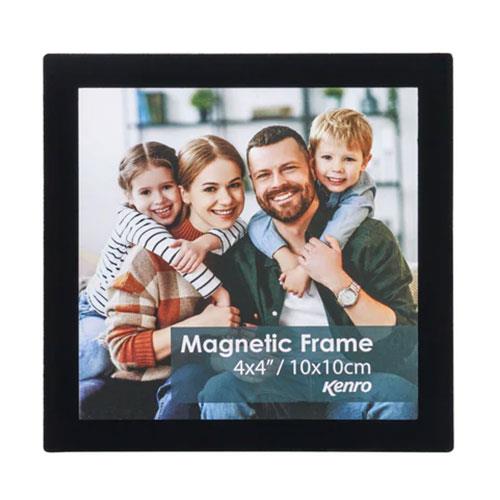 4x4-inch Magnetic Photo Frame in Black Product Image (Primary)