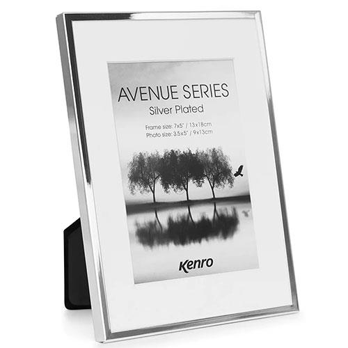 Avenue 6x4-inch Frame in Silver  Product Image (Primary)