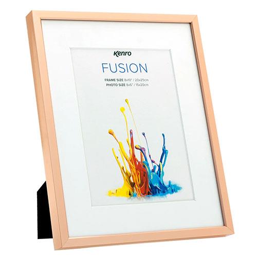 Fusion Classic 6x4-inch Photo Frame in Rose Gold Product Image (Secondary Image 1)