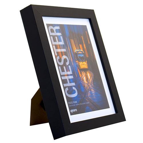 Chester 6x4-inch Photo Frame - Black Product Image (Secondary Image 1)