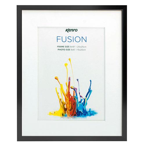 Fusion Classic Series 7x5-inch Photo Frame in Black Product Image (Primary)