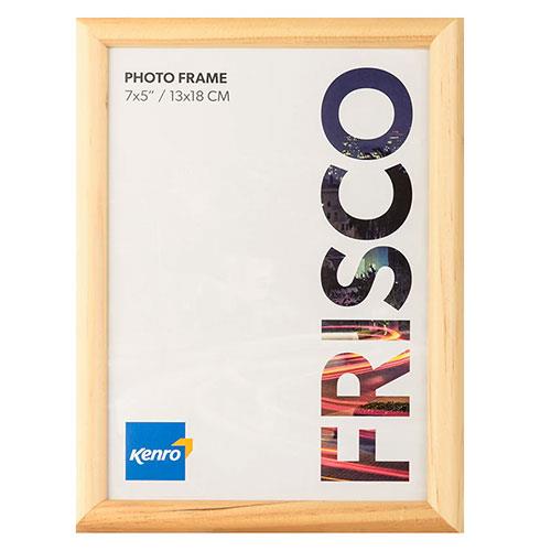 Frisco A4 Wood Photo Frame - Natural Product Image (Primary)