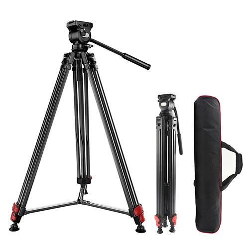 Twin Tube Lightweight Video Tripod Kit Product Image (Secondary Image 2)