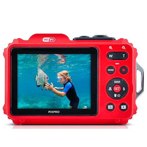 Pixpro WPZ2 Digital Camera in Red Product Image (Secondary Image 1)