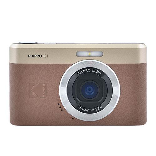 Pixpro C1 Digital Camera in Brown Product Image (Secondary Image 4)