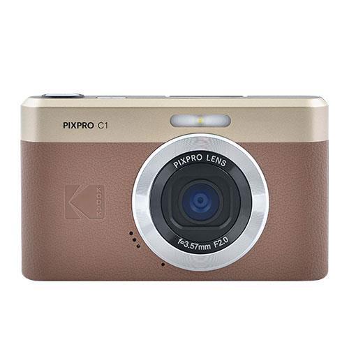 Pixpro C1 Digital Camera in Brown - Open Box Product Image (Secondary Image 1)