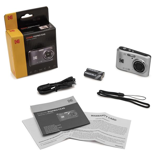 Pixpro FZ45 Digital Camera in Silver  Product Image (Secondary Image 5)