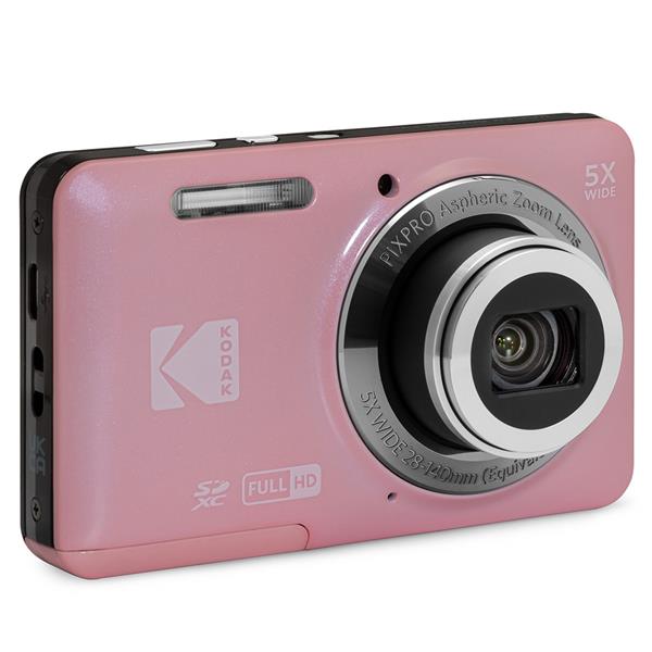 Pixpro FZ55 Digital Camera in Pink Product Image (Secondary Image 2)