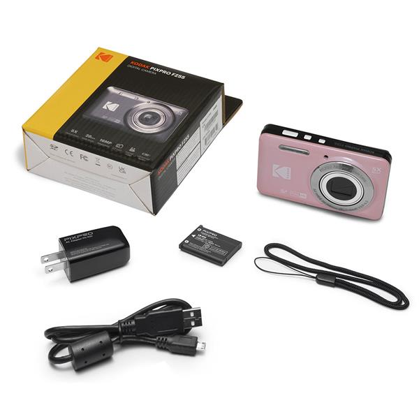 Pixpro FZ55 Digital Camera in Pink Product Image (Secondary Image 6)