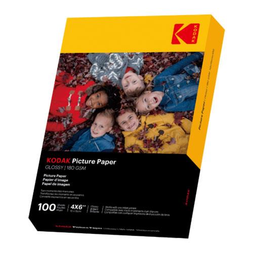 Picture Paper 4x6-inch 180GSM Glossy 100 Sheets Product Image (Primary)