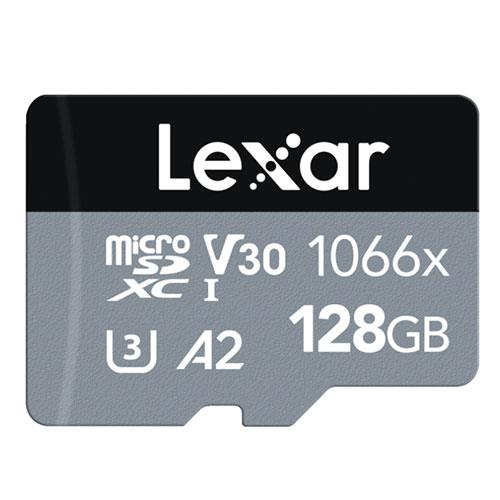 microSDXC Silver Series UHS-I V30 128GB Memory Card Product Image (Primary)