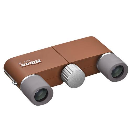 4x10 DCF Binoculars in Amber Brown Product Image (Secondary Image 1)