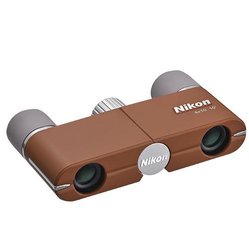 4x10 DCF Binoculars in Amber Brown Product Image (Secondary Image 2)