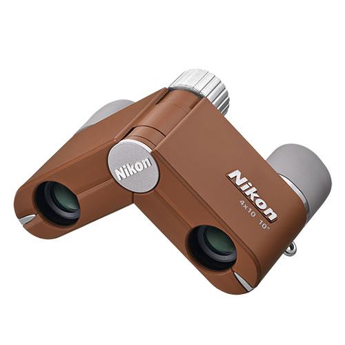 4x10 DCF Binoculars in Amber Brown Product Image (Secondary Image 3)