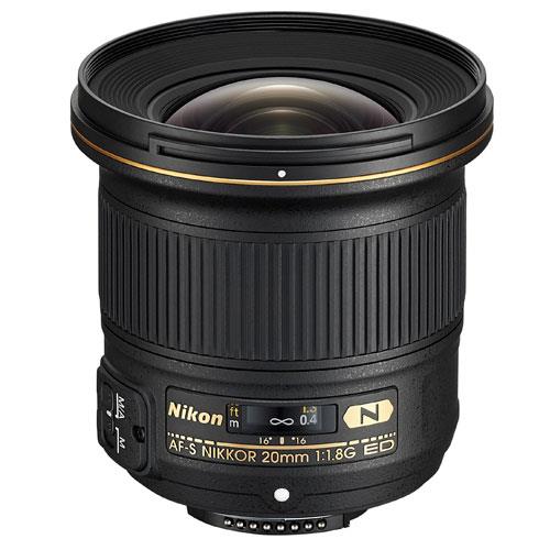 20mm f/1.8G ED Lens Product Image (Primary)