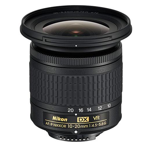 AF-P DX NIKKOR 10-20mm f/4.5-5.6G VR Lens Product Image (Primary)