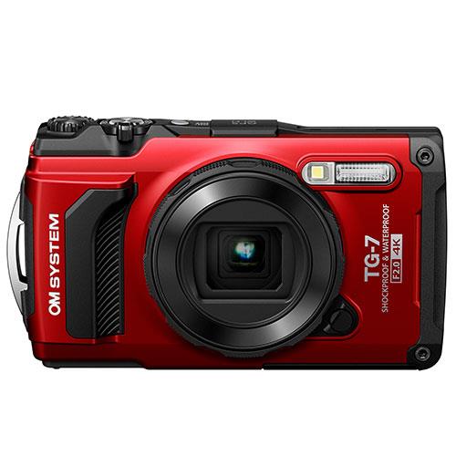 Tough TG-7 Digital Camera in Red Product Image (Primary)