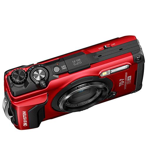 Buy OM System Tough TG-7 Digital Camera in Red - Jessops