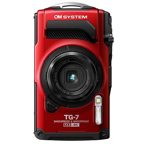 Buy OM System Tough TG-7 Digital Camera in Red - Jessops