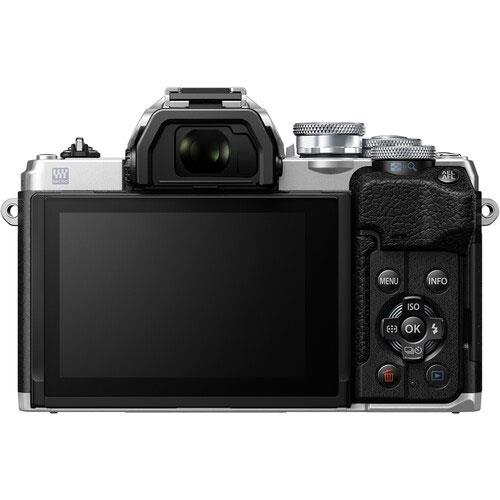 OM-D E-M10 Mark IV Mirrorless Camera in Silver with 14-42mm F/3.5-5.6 Lens Product Image (Secondary Image 1)