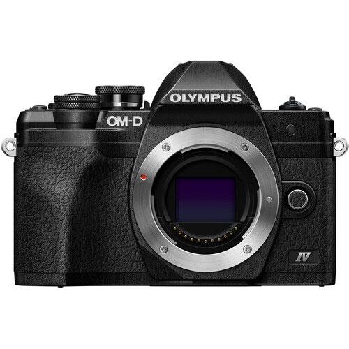 OM-D E-M10 Mark IV Mirrorless Camera Body in Black Product Image (Primary)