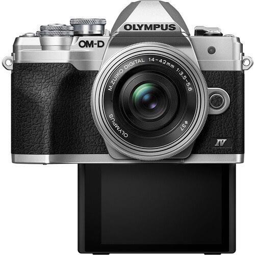 OM-D E-M10 Mark IV Mirrorless Camera in Silver with 14-150mm Lens Product Image (Secondary Image 3)