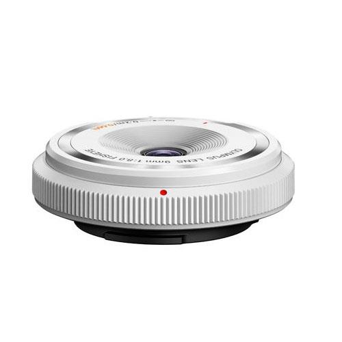 9mm f/8.0 Body Cap Lens in White Product Image (Primary)