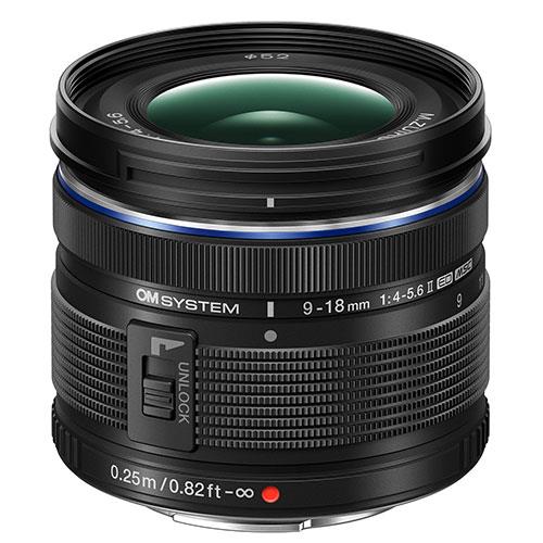 M.Zuiko Digital ED 9-18mm F4.0-5.6 II Lens Product Image (Primary)