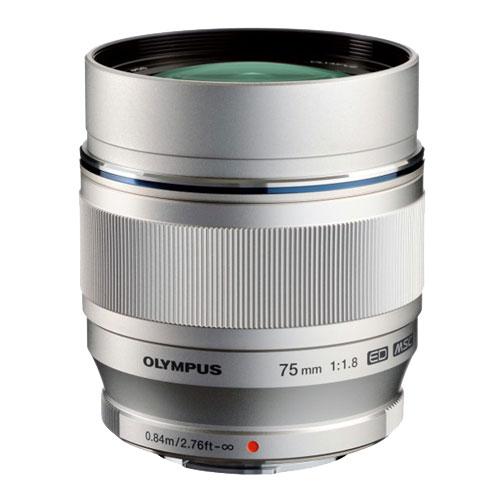 Buy Olympus M.ZUIKO Digital ED 75mm f/1.8 Lens in Silver - Jessops