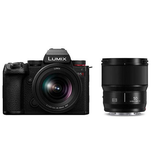 Lumix S5 II Mirrorless Camera with Lumix S 20-60mm and 50mm Lenses Product Image (Primary)