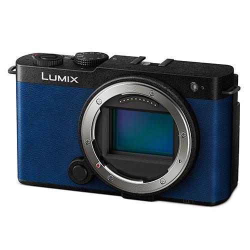 Lumix S9 Mirrorless Camera Body in Blue Product Image (Secondary Image 3)