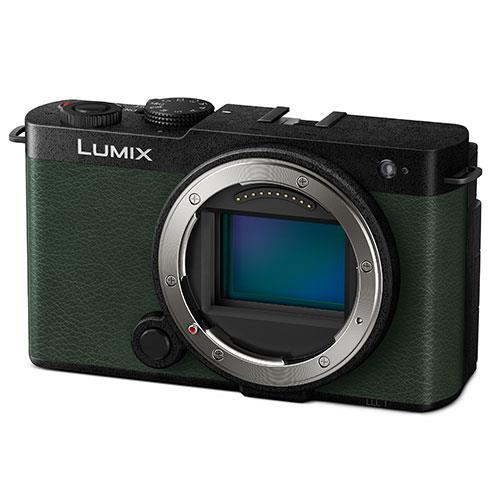 Lumix S9 Mirrorless Camera Body in Green Product Image (Secondary Image 3)