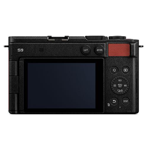 Lumix S9 Mirrorless Camera Body in Red Product Image (Secondary Image 1)