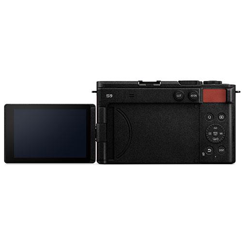 Lumix S9 Mirrorless Camera Body in Red Product Image (Secondary Image 2)