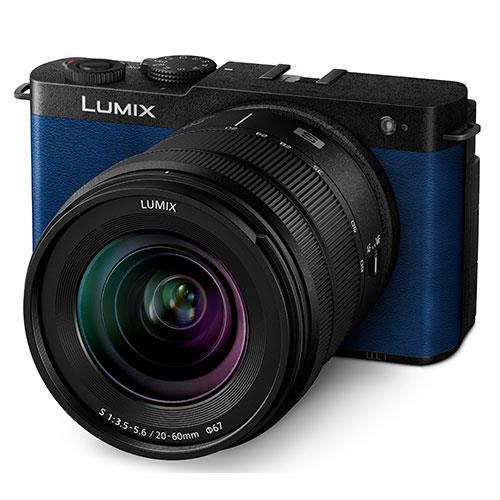 Lumix S9 Mirrorless Camera in Blue with Lumix S 20-60mm F3.5-5.6 Lens Product Image (Secondary Image 4)