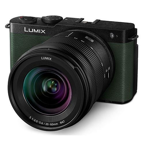 Lumix S9 Mirrorless Camera in Green with Lumix S 20-60mm F3.5-5.6 Lens Product Image (Secondary Image 3)