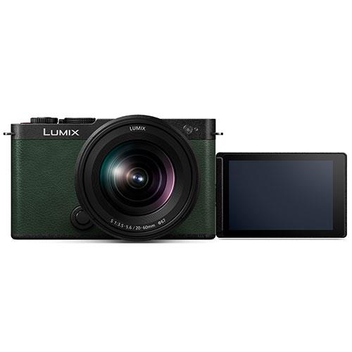 Lumix S9 Mirrorless Camera in Green with Lumix S 20-60mm F3.5-5.6 Lens Product Image (Secondary Image 4)