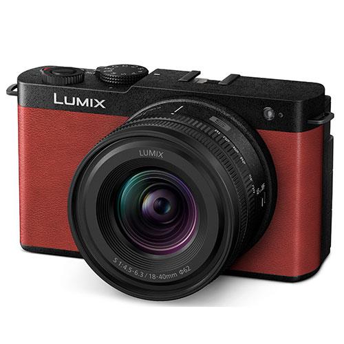 Lumix S9 Mirrorless Camera in Red with Lumix S 18-40mm F4.5-6.3 Lens Product Image (Secondary Image 3)