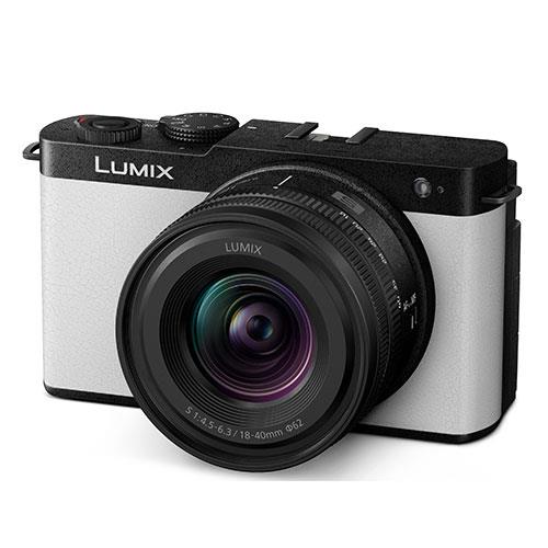 Lumix S9 Mirrorless Camera in White with Lumix S 18-40mm F4.5-6.3 Lens Product Image (Secondary Image 3)