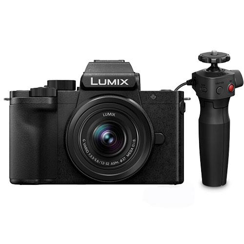 Lumix G100D Mirrorless Camera with 12-32mm Lens and  Tripod Grip Product Image (Primary)