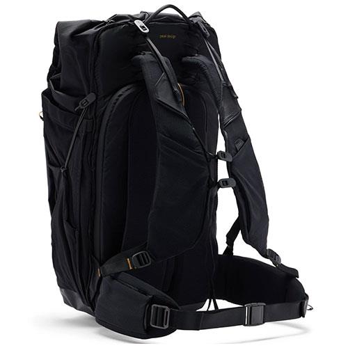 Outdoor Backpack 45L in Black Product Image (Secondary Image 2)