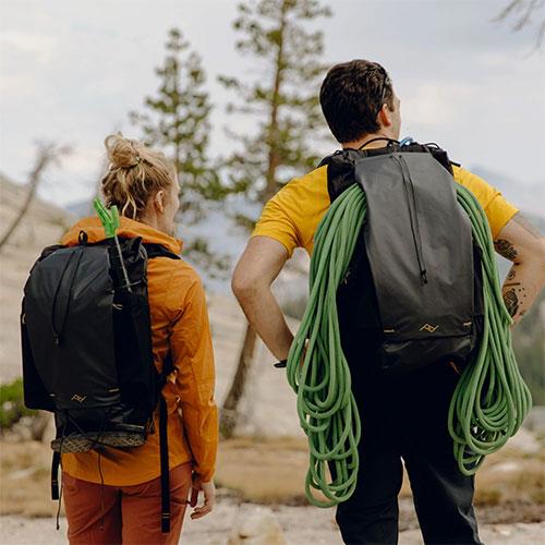 Outdoor Backpack 45L in Black Product Image (Secondary Image 4)