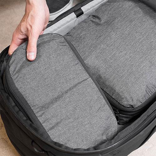 Packing Cube Medium in Charcoal Product Image (Secondary Image 5)