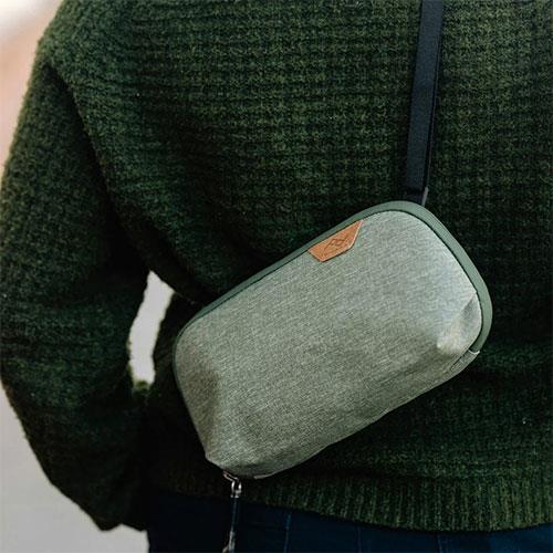 Tech Pouch Small in Sage Product Image (Secondary Image 3)