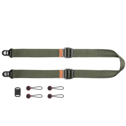 Slide Lite Camera Strap in Sage Green Product Image (Primary)